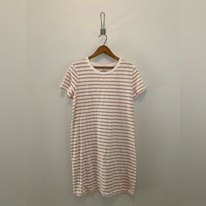 Universal Thread Pink and White Striped Mini Dress